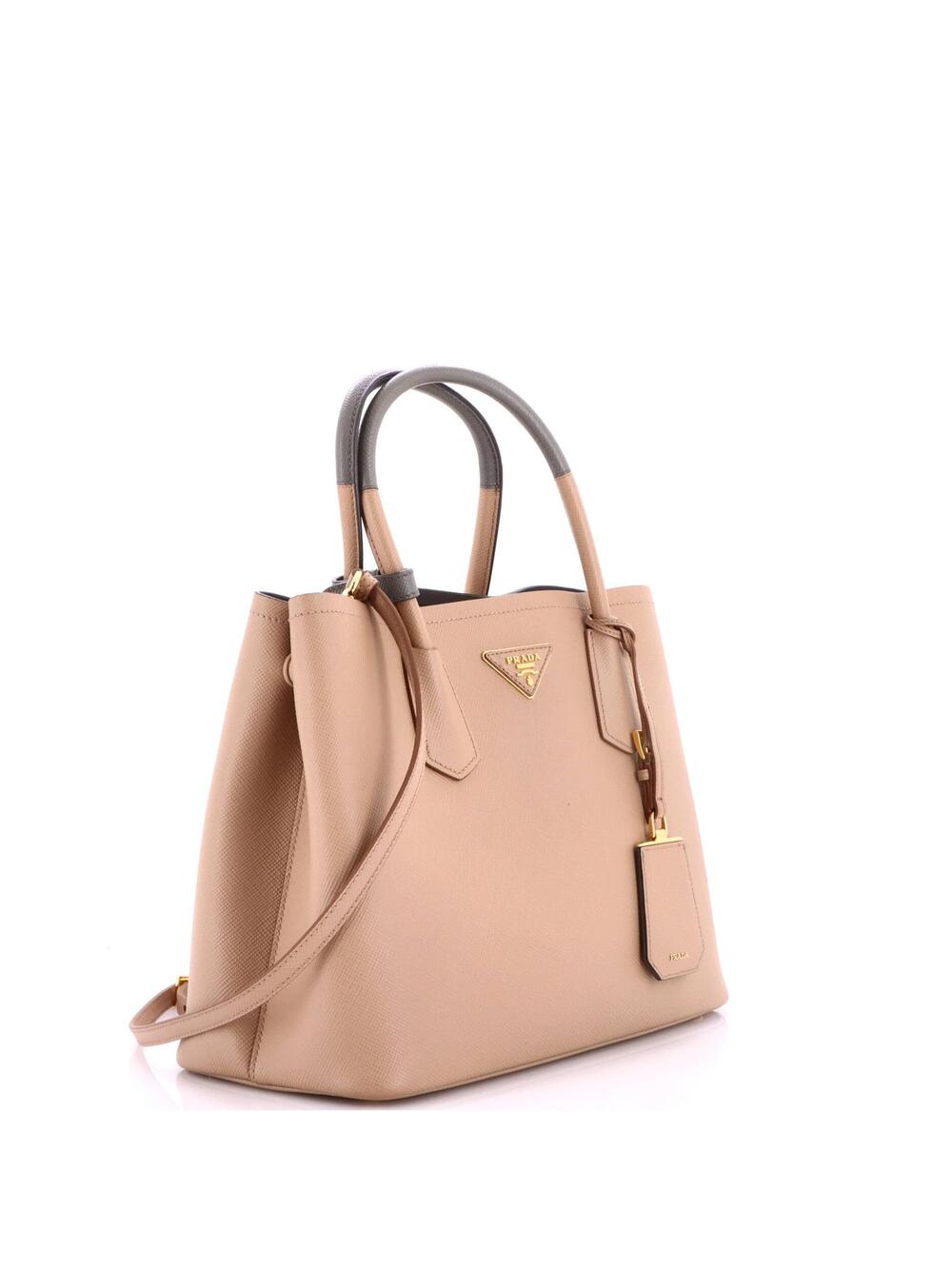 Prada Cuir Double Tote Saffiano Leather #336980P16B - Picture 2 of 8